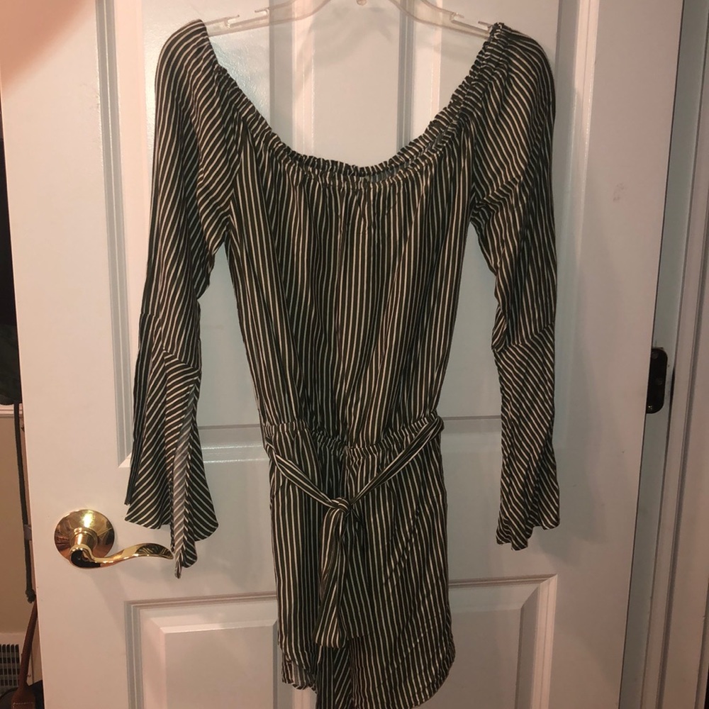 Urban Outfitter’s Green Striped Romper
